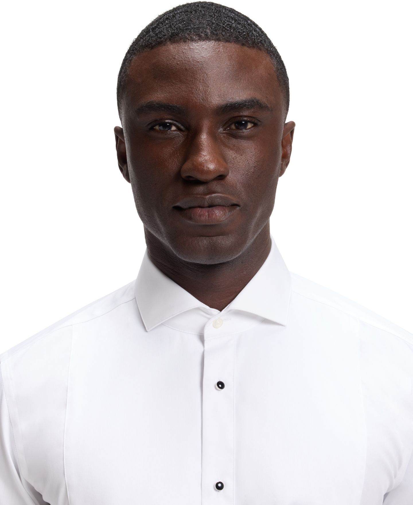 Мужская рубашка Hugo Boss Wrinkle-Free Cotton Poplin Regular-Fit Dress Shirt, цвет: Белый — фото 5