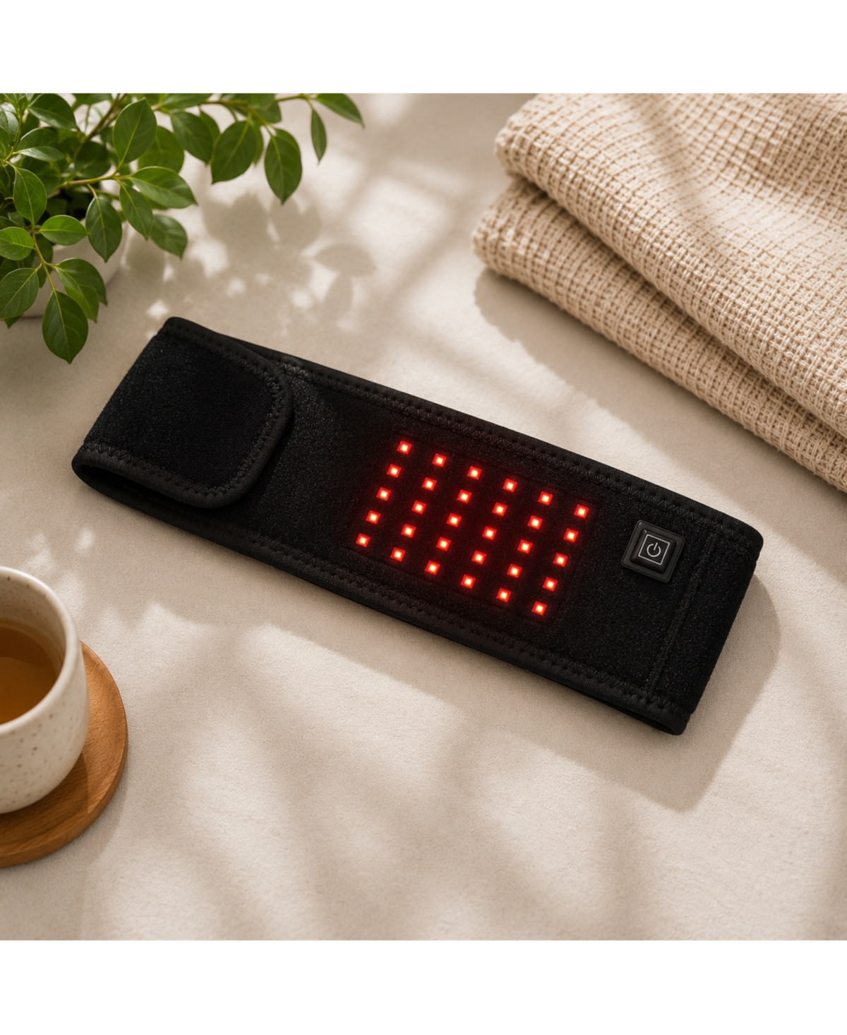 Pursonic Red Light Therapy Back Wrap - Comfort & Recovery for Lower Back and Core