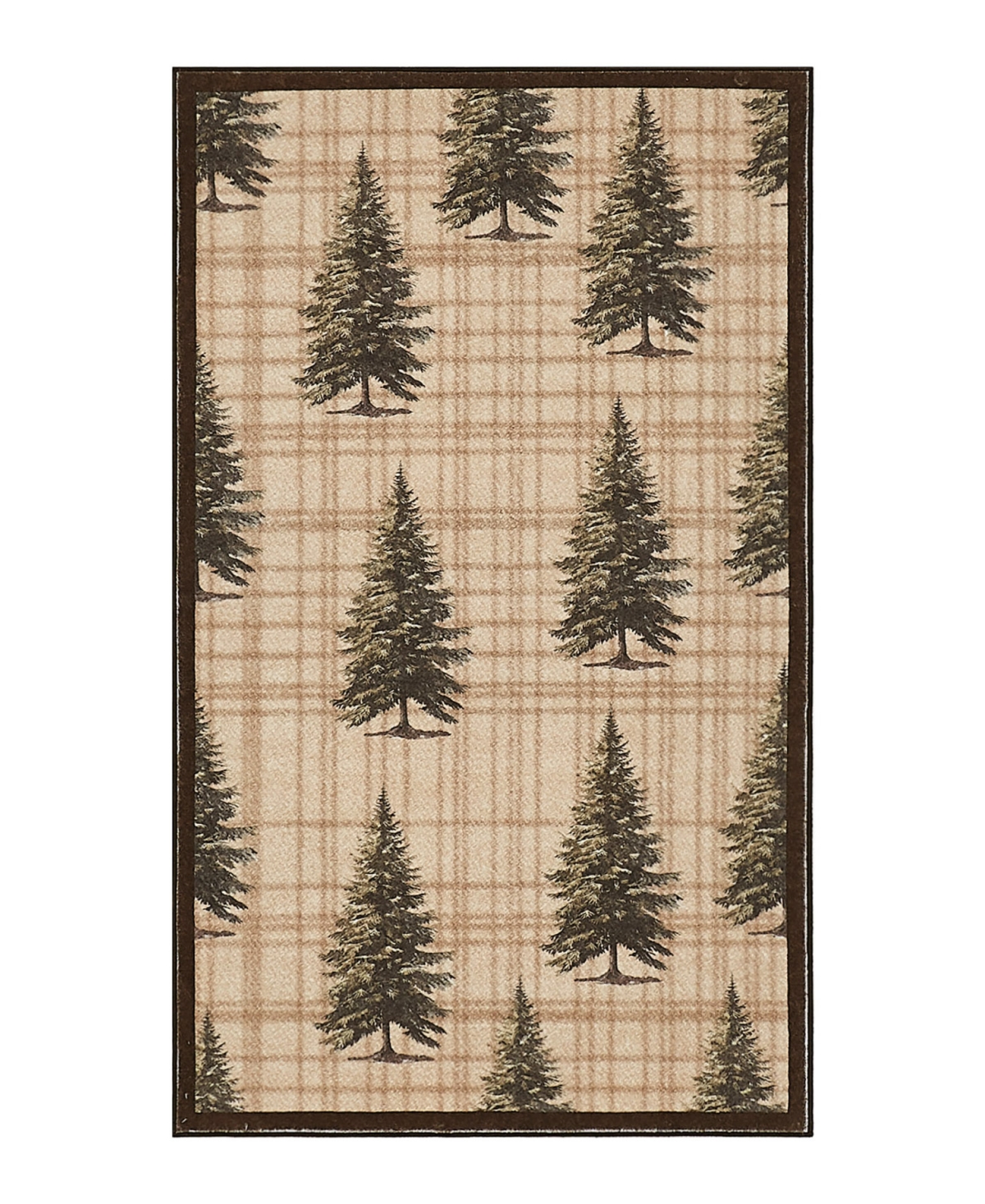 Eddie Bauer Non-Skid Printed Washable Accent Rug, 60" x 36"