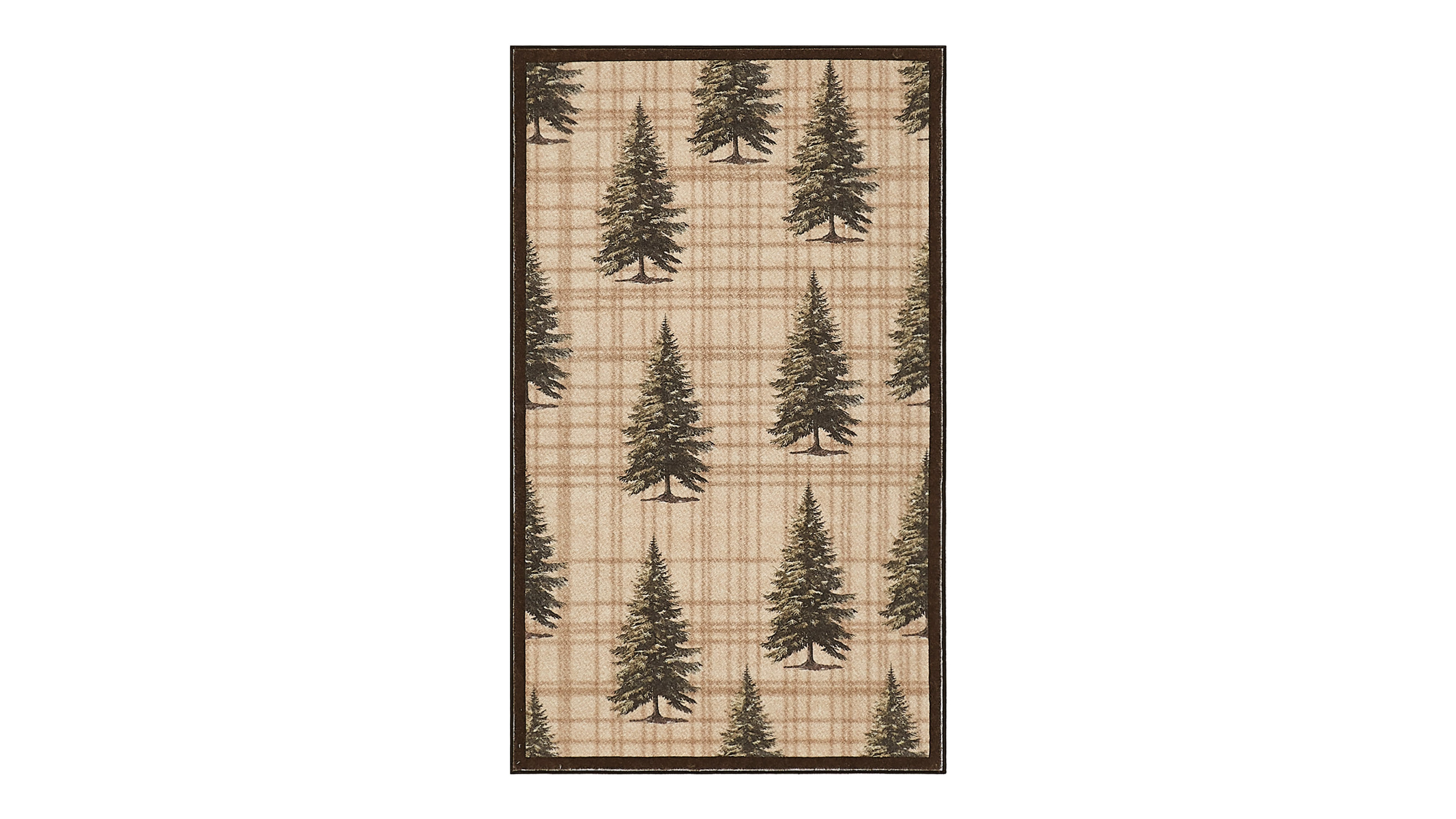 Eddie Bauer Non-Skid Printed Washable Accent Rug, 60" x 36"