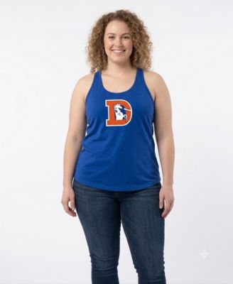 Women's Plus Size Denver Broncos Scoop Neck Racerback Tank Top