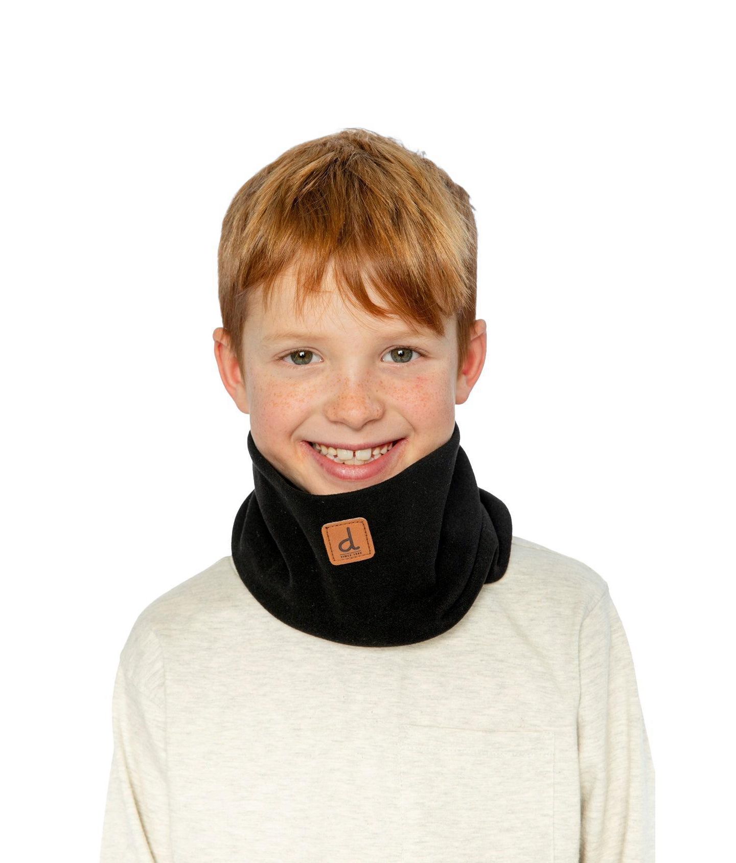 Deux par Deux 7-16 Stretchy Polar Fleece Neck Warmer, цвет: Чёрный — фото 2