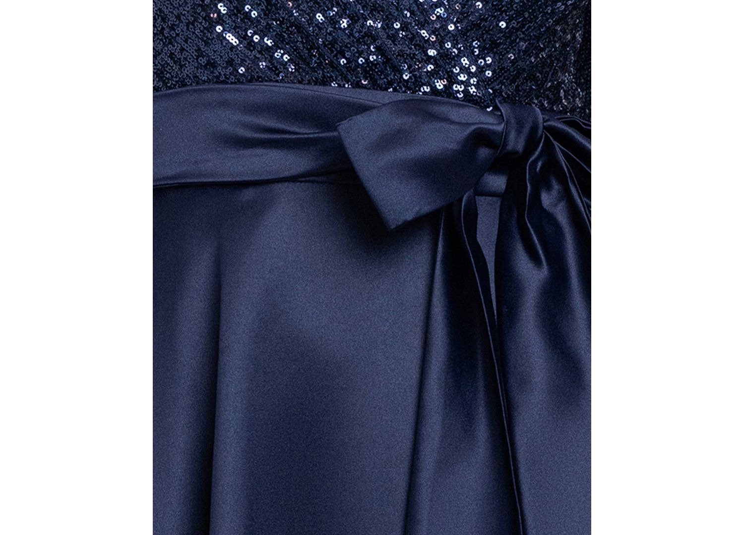 Women's Sequinned Long Sleeve Ballgown Dress