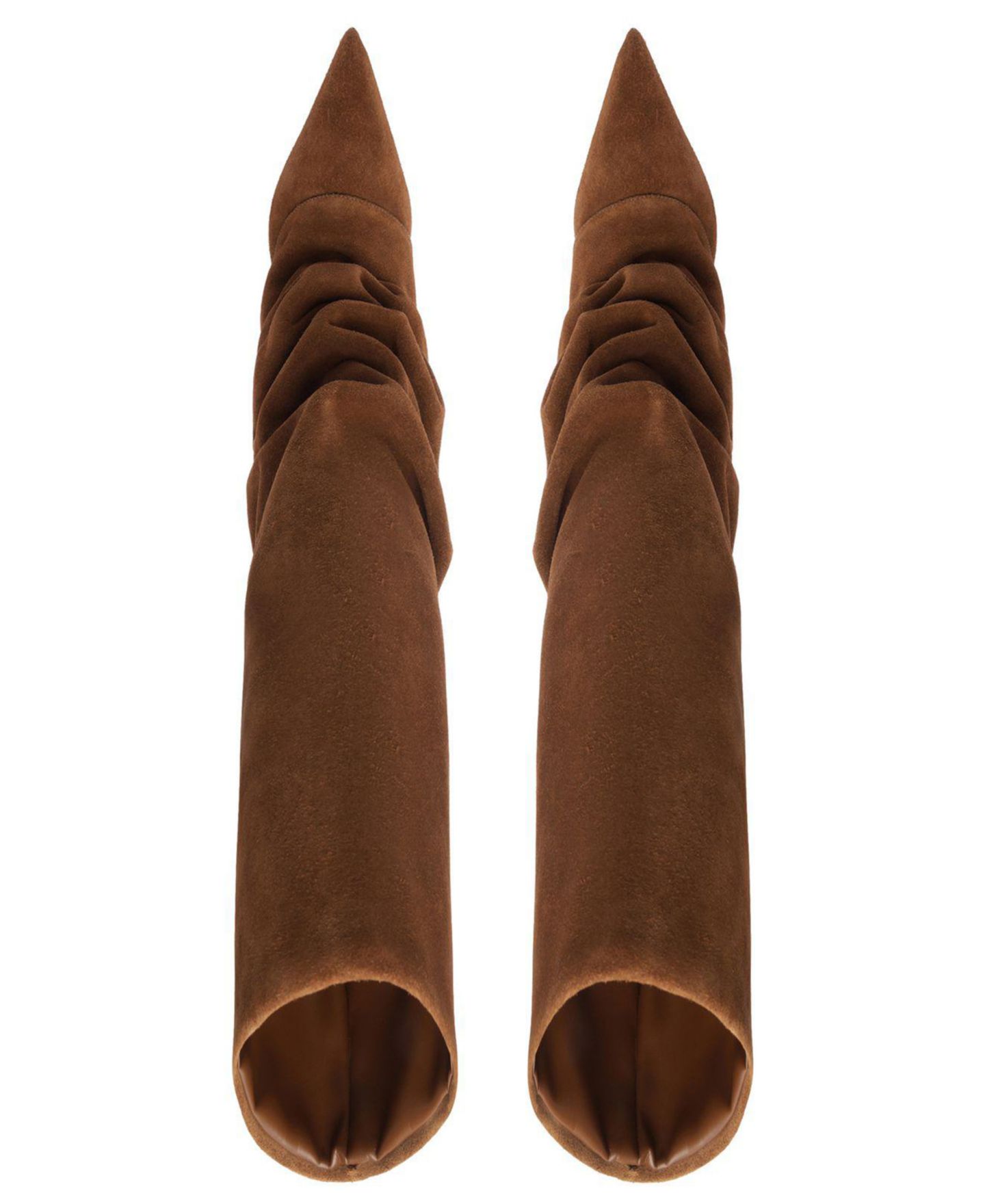 Женские ботинки Schutz Mikki Up Cloak Pointed Toe Dress Boots, цвет: Пекан коричневый — фото 7