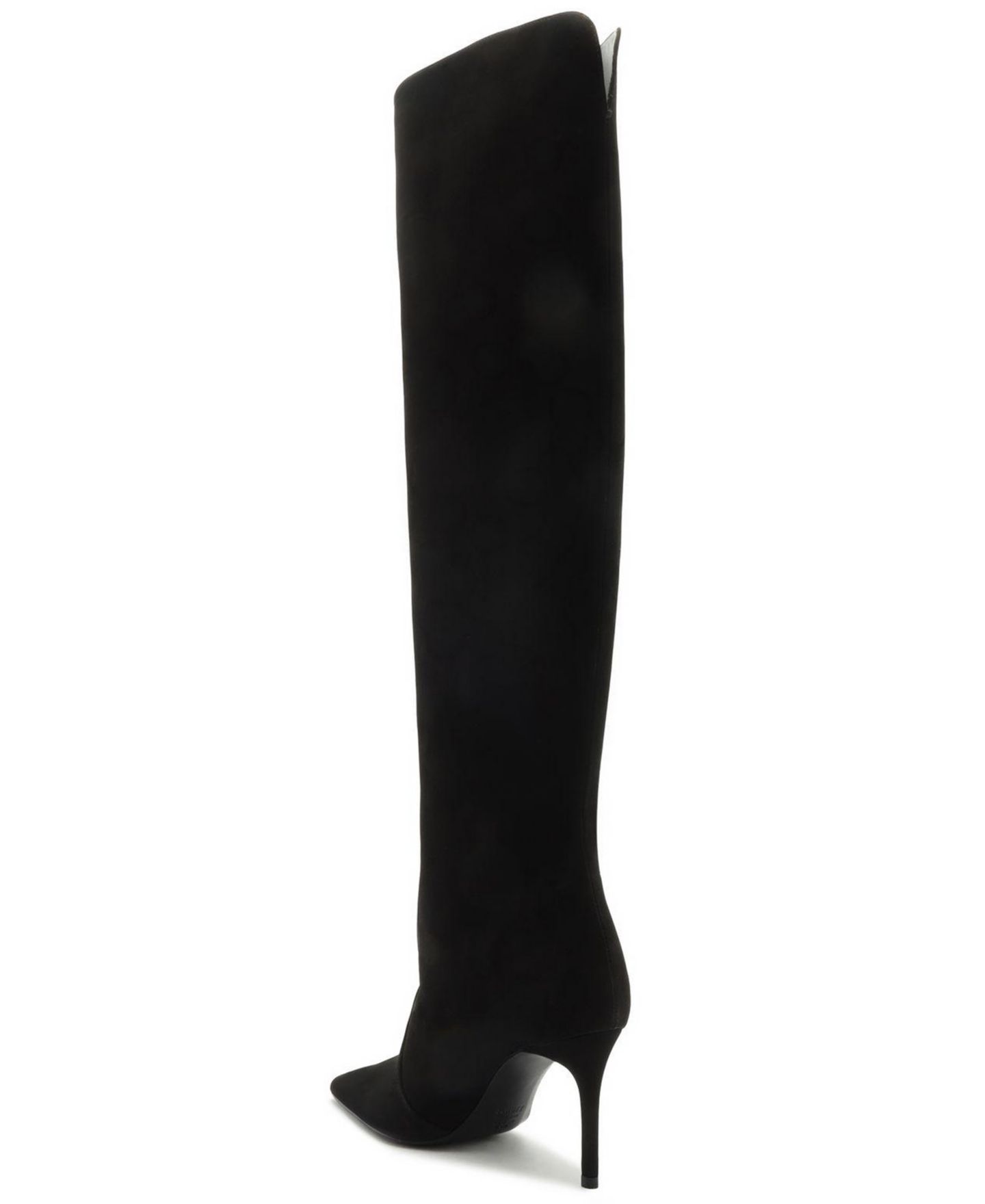 Женские ботинки Schutz Mikki Over The Knee Pointed Toe, цвет: Чёрный — фото 8