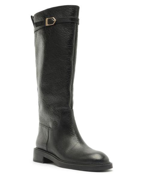 Женские ботинки Schutz Bianca Round Toe Tall Dress Boots, цвет: Чёрный