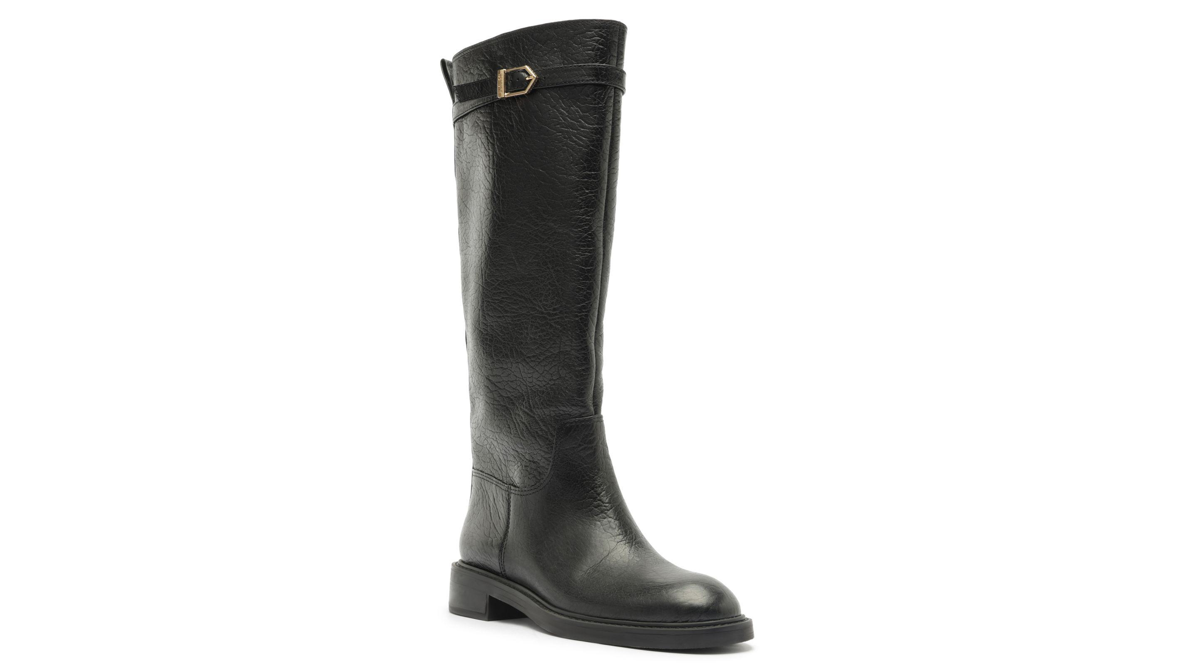 Schutz Women's Bianca Round Toe Tall Dress Boots