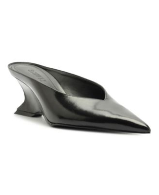 Women's Siena Mid Wedge Mule Pumps