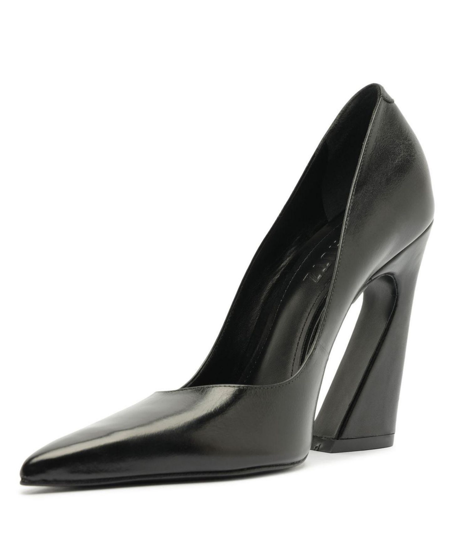 Женские туфли Schutz Lexi Block Pointed Toe Pumps, цвет: Чёрный — фото 7