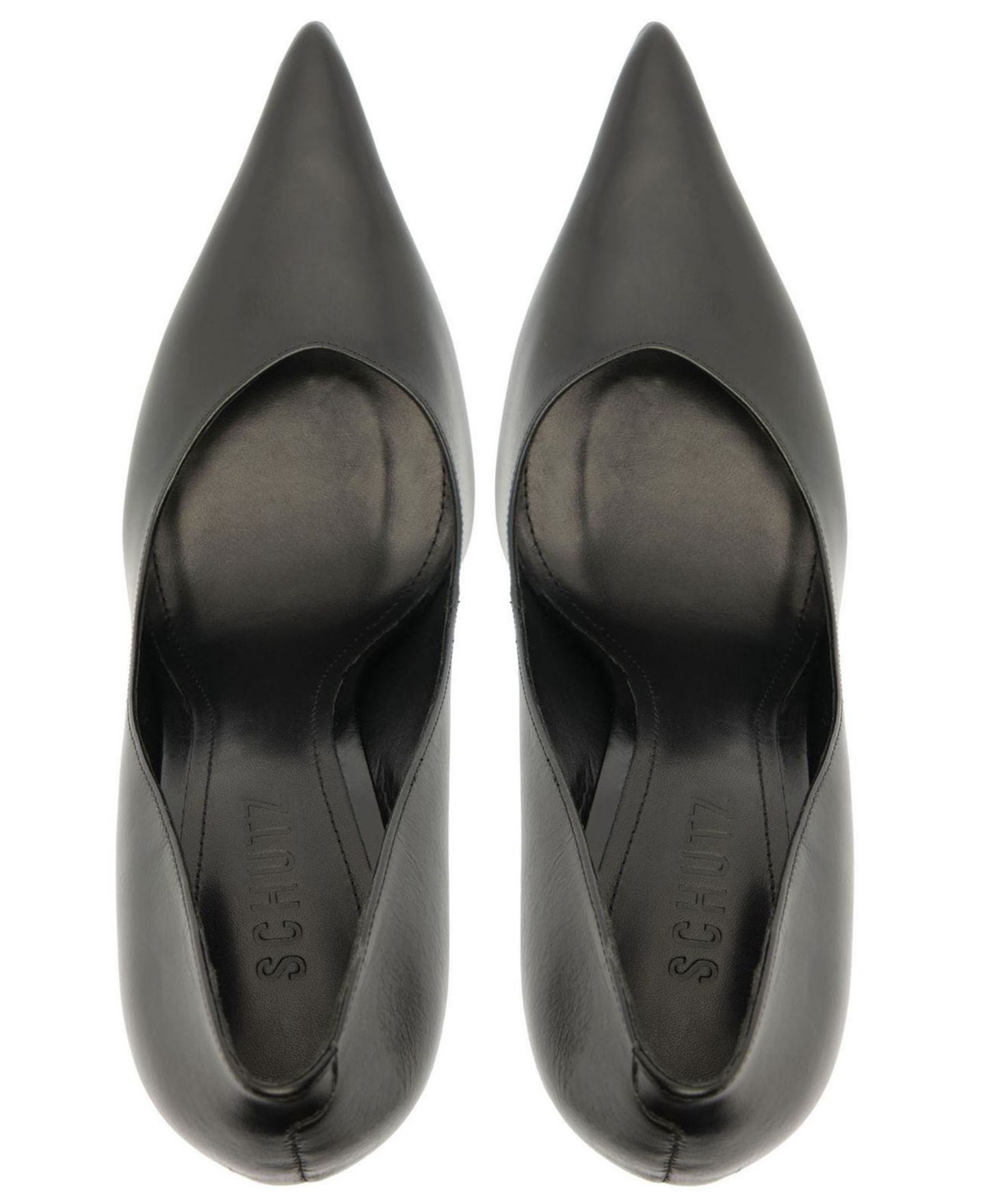 Женские туфли Schutz Lexi Block Pointed Toe Pumps, цвет: Чёрный — фото 11