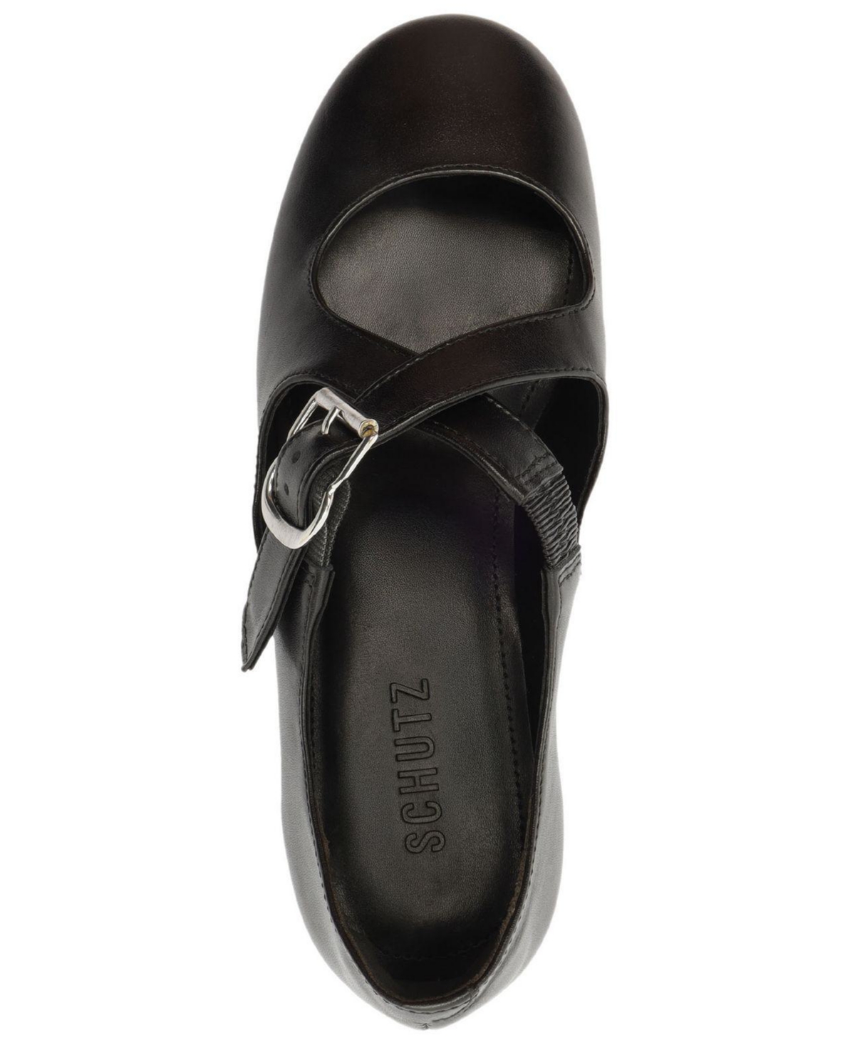 Schutz Women's Molly Criss-Cross Round Toe Flats