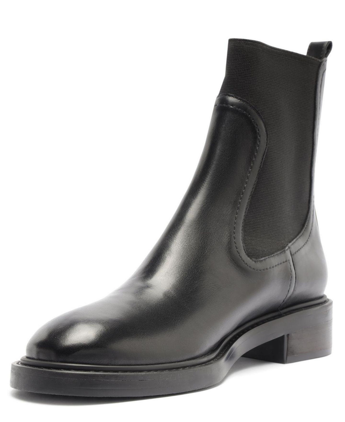 Женские ботинки Schutz Olivia Chelsea Round Toe Booties, цвет: Чёрный — фото 9