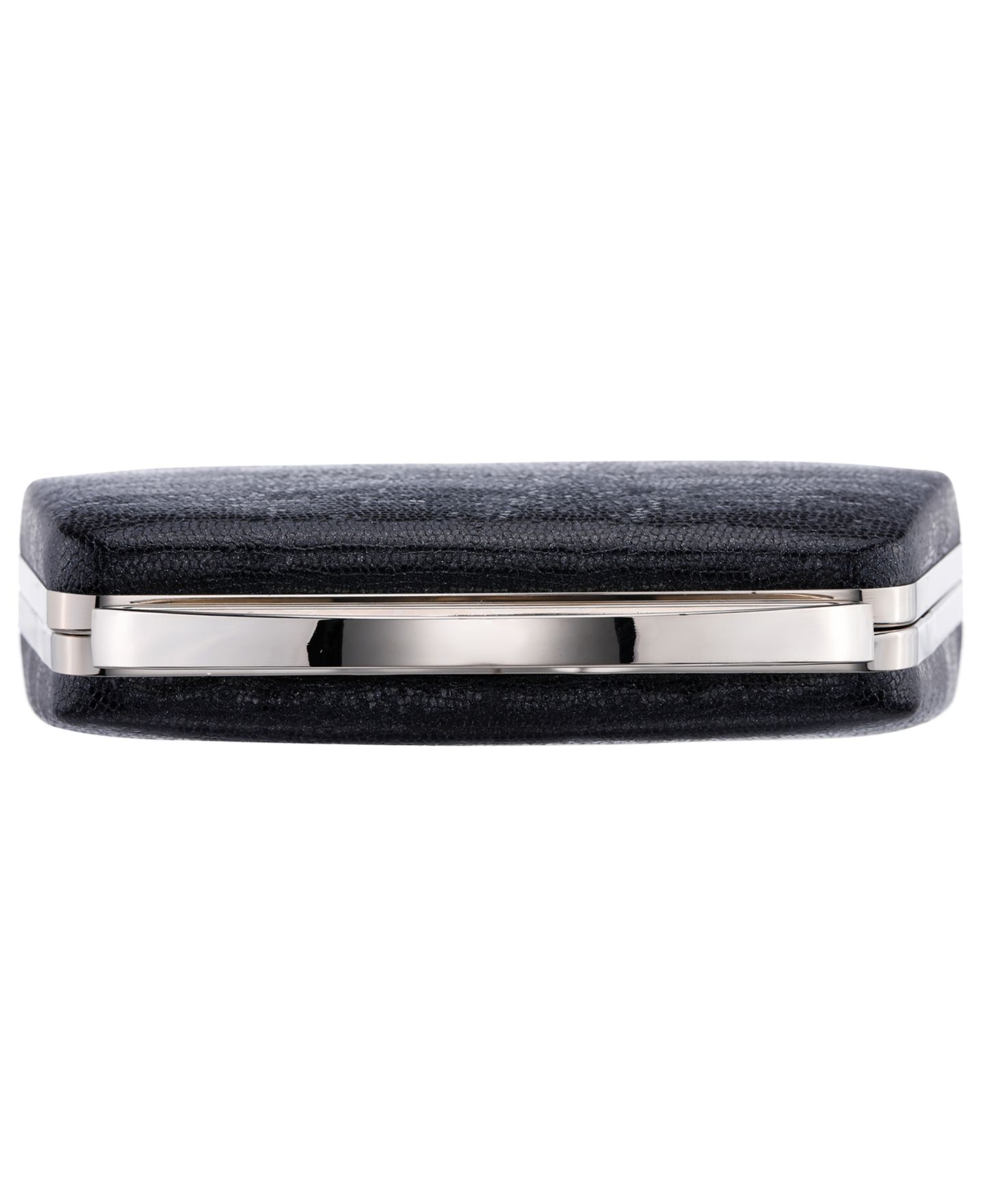 Женский клатч Nina Genesis Metallic Snake Small Handle Clutch Handbag, цвет: Чёрный — фото 7