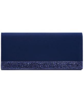 Aurella Crystal Trim Small Flap Clutch Handbag