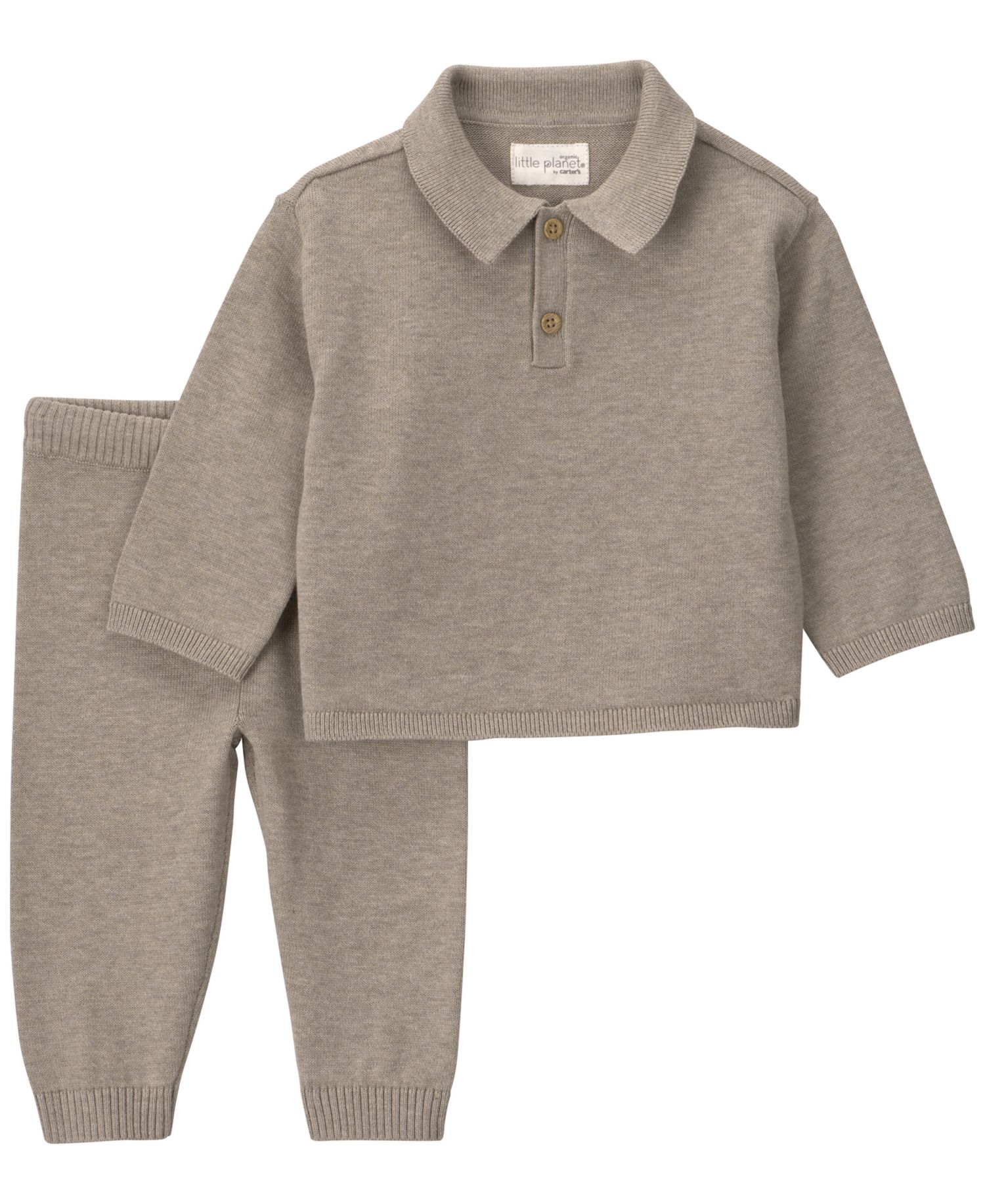 Baby Boys' Sweater Knit Top & Pants, 2-Piece Set