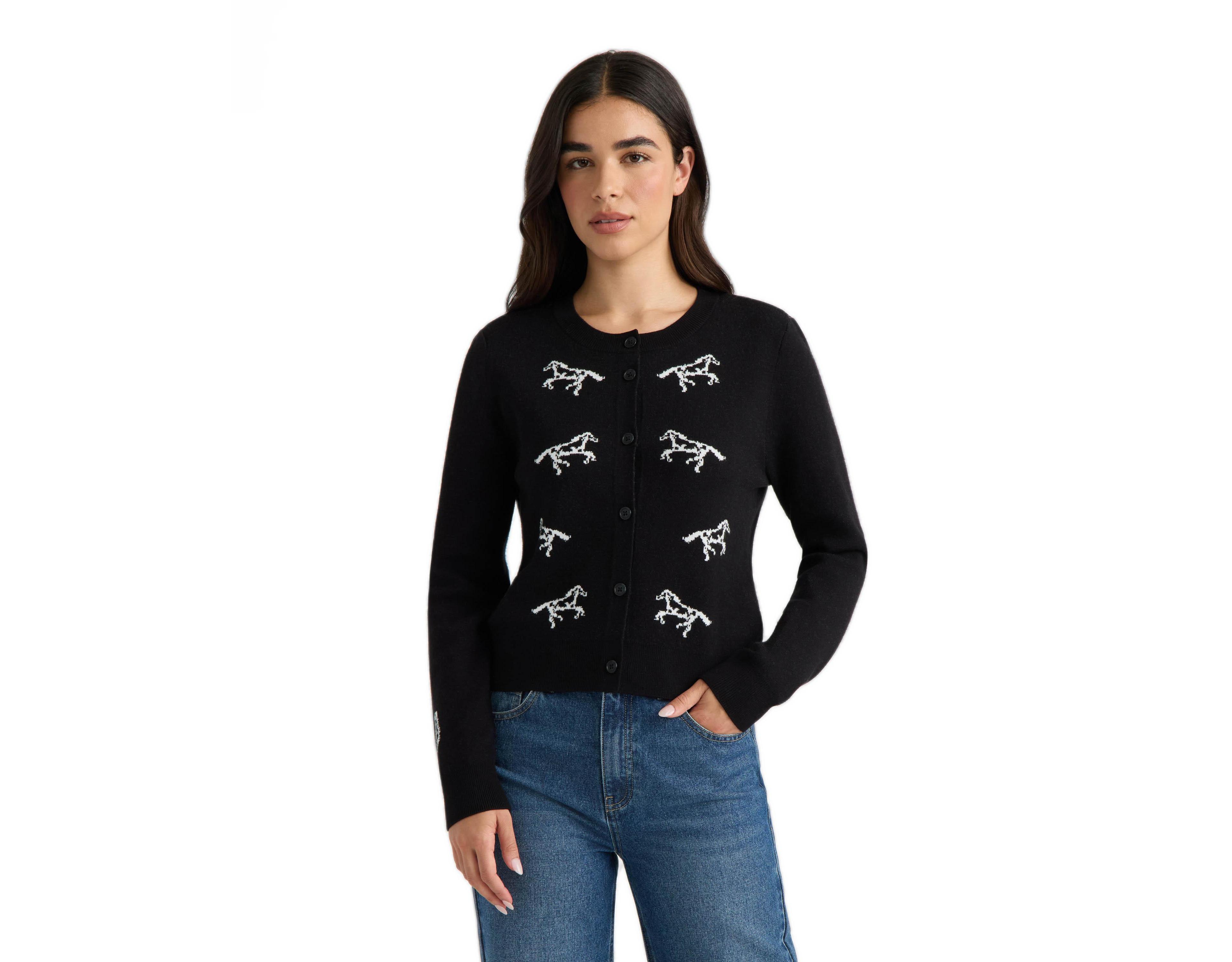 Hunter Women's Fitted Long-Sleeve Cardigan
