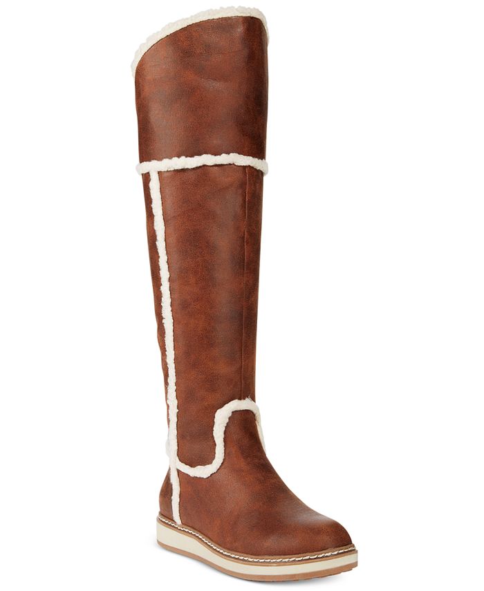 Macy's white hotsell mountain boots