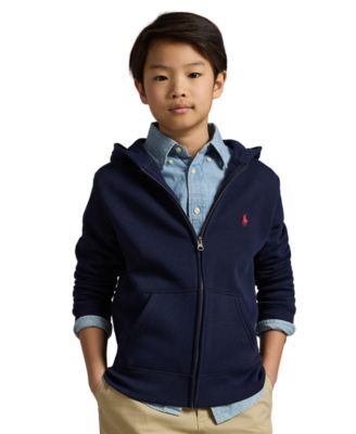 8-20 Boys' Cotton Fleece Zip Up Hoodie