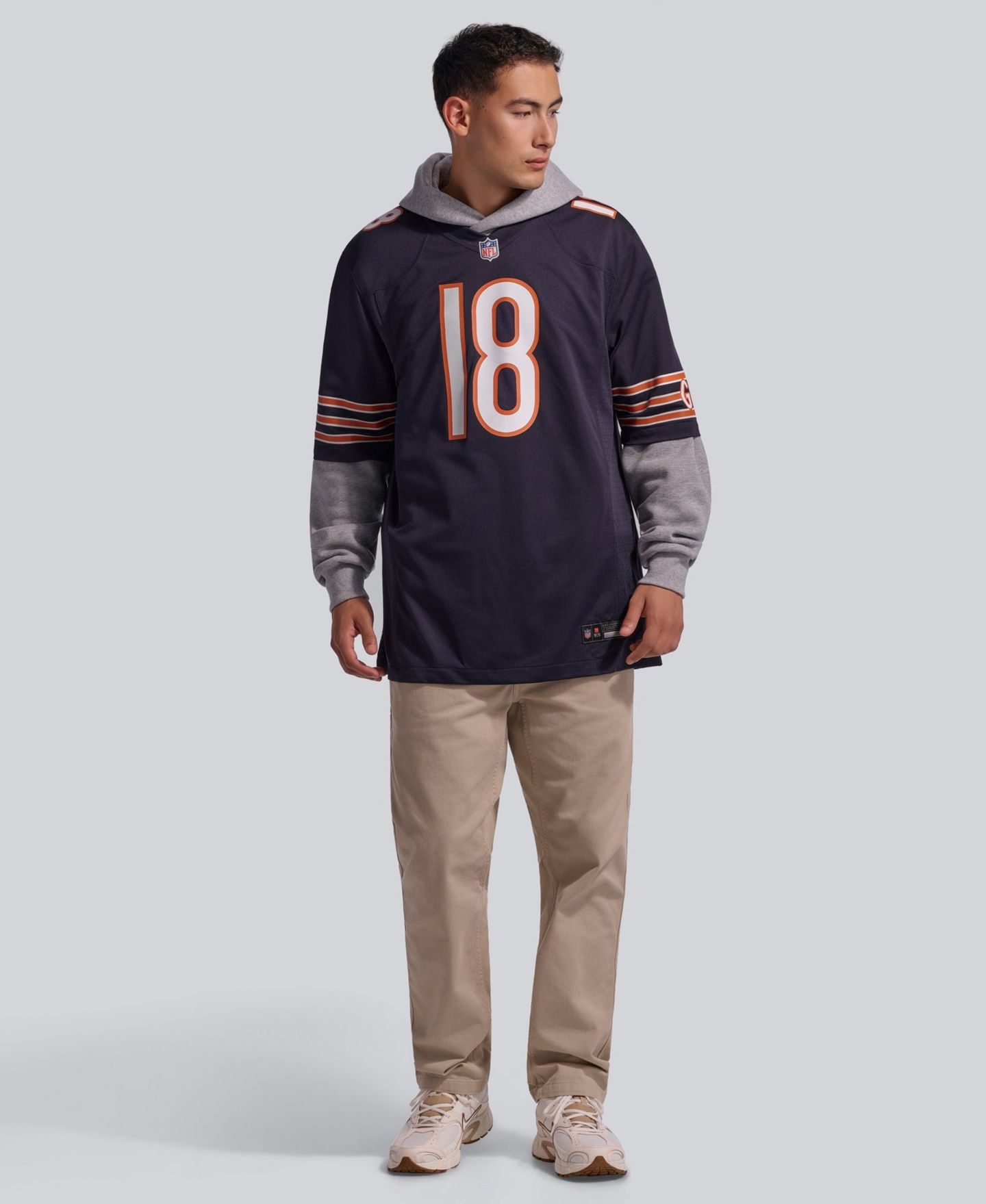 Мужской топ Nike Caleb Williams Chicago Bears 2024 NFL Draft First Round Pick Player Game Jersey, цвет: Тёмно-синий — фото 8