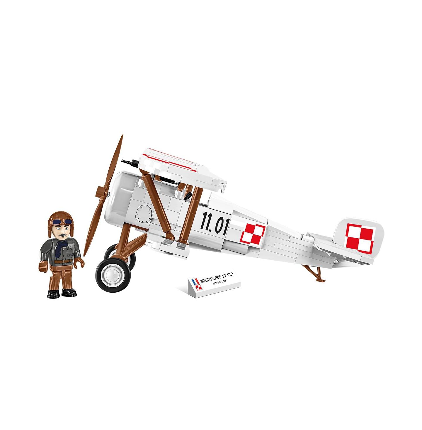 Детский конструктор COBI Historical Collection Great War Nieuport 17 C.1 110 H.P. (Polish) Aircraft — фото 5
