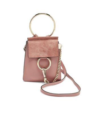 Women's Faye Mini Leather and Suede Crossbody Bag