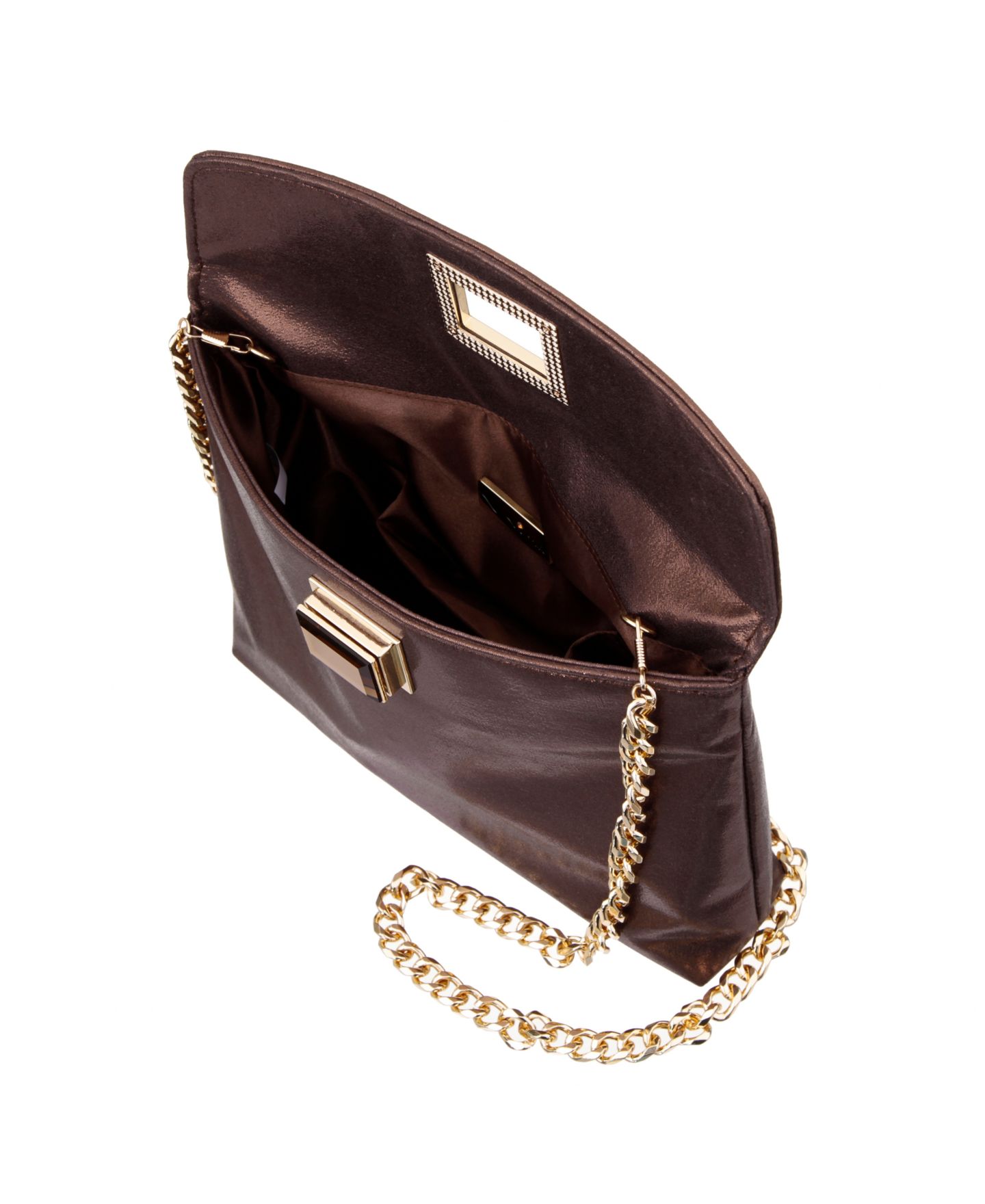 Женский клатч Nina Grayson Soft Slouchy Small Clutch Handbag, цвет: Бронзовый — фото 6