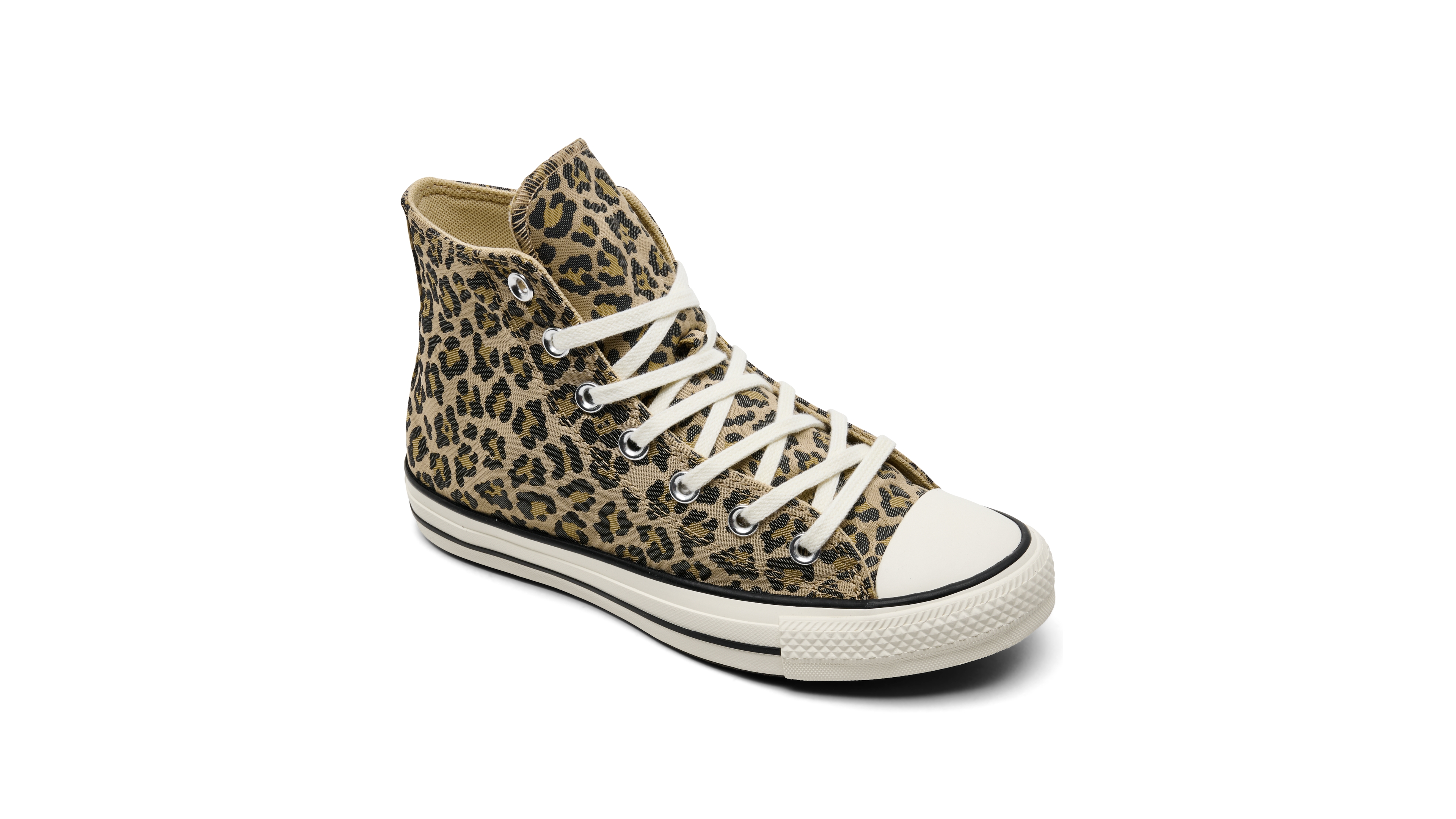 Converse Women's Chuck Taylor All Star Leopard Jacquard High Top Sneakers from Finish Line