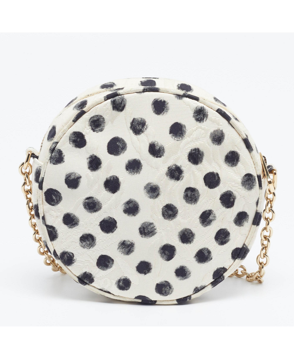 Pre-Owned Dolce & Gabbana Women's Polka Dot Round Crossbody Bag