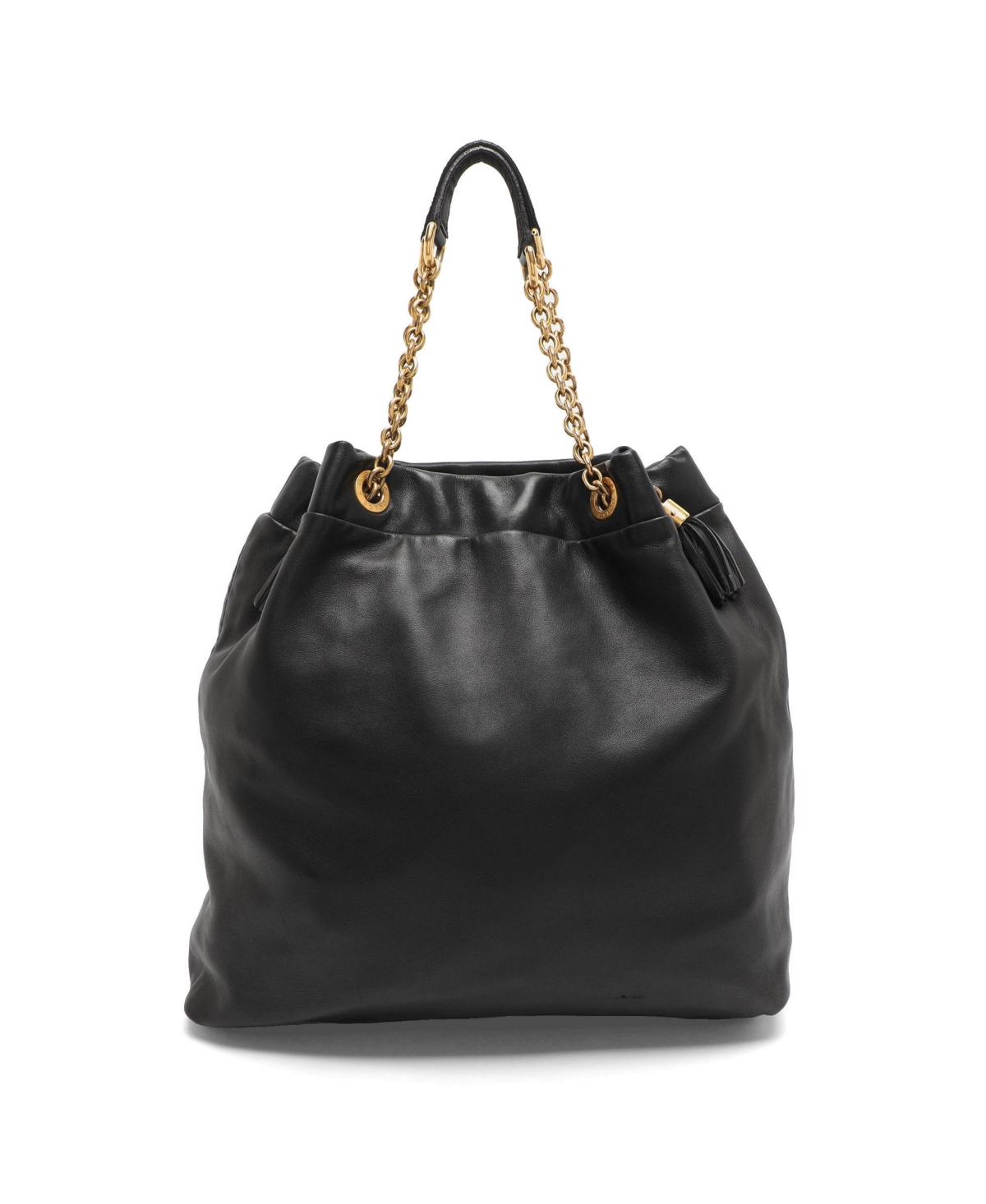 Pre-Owned Dolce & Gabbana Women's Slouchy Leather Chain Tote Bag