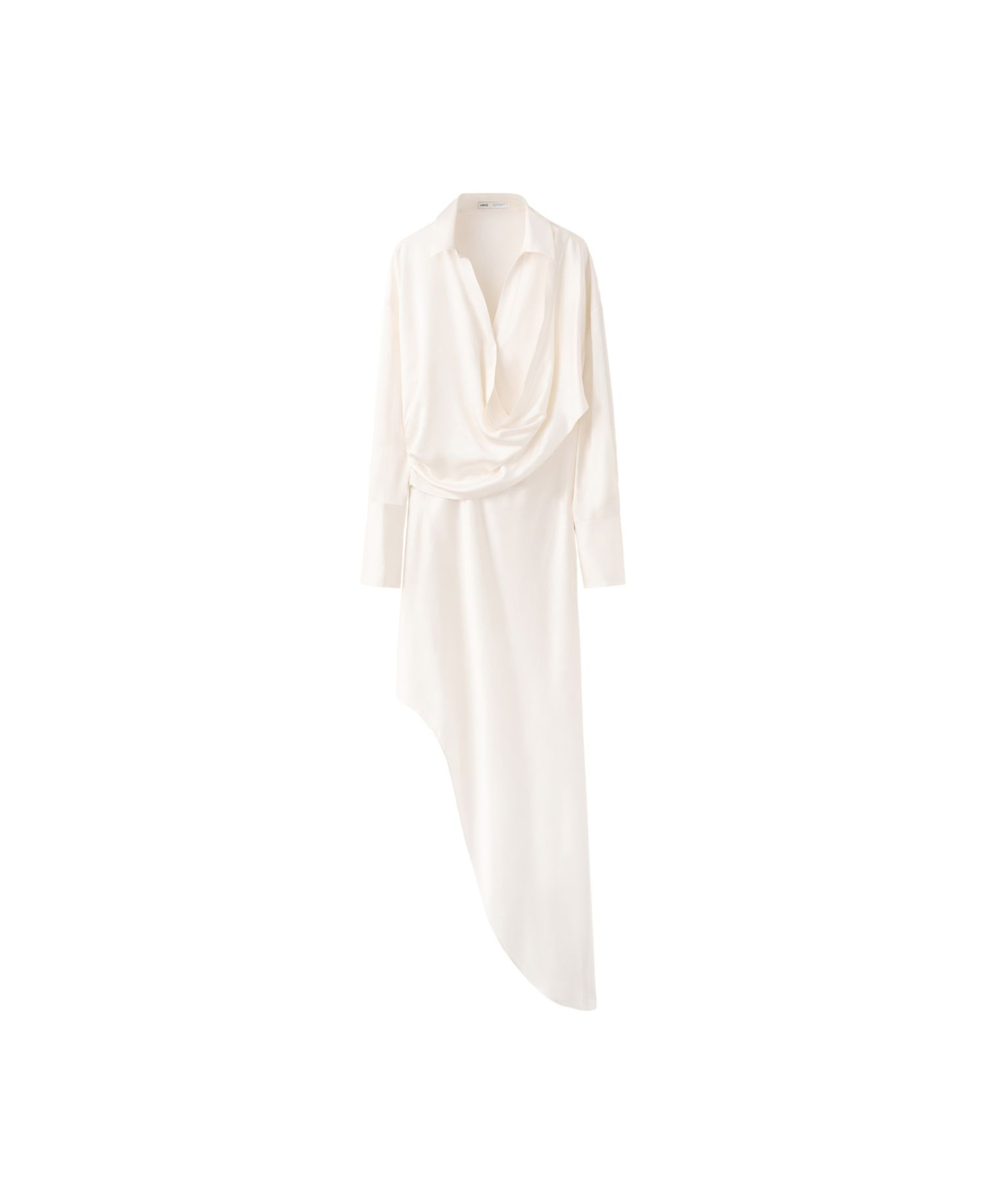 Women's Long-Sleeve Asymmetrical Dress