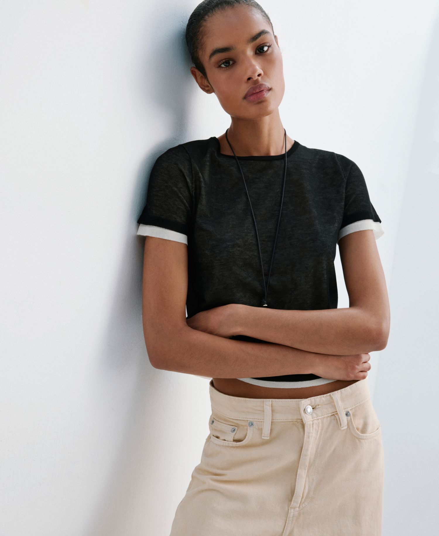 Women's Short-Sleeve Crewneck Pullover
