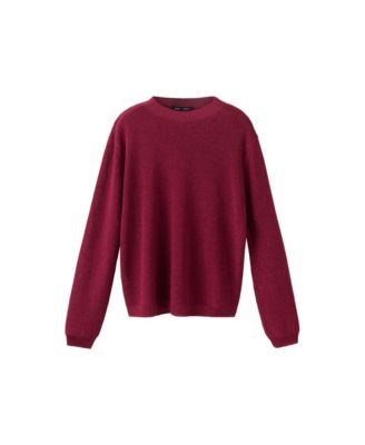 Women's Lurex Knitted Long-Sleeve Crewneck Sweater
