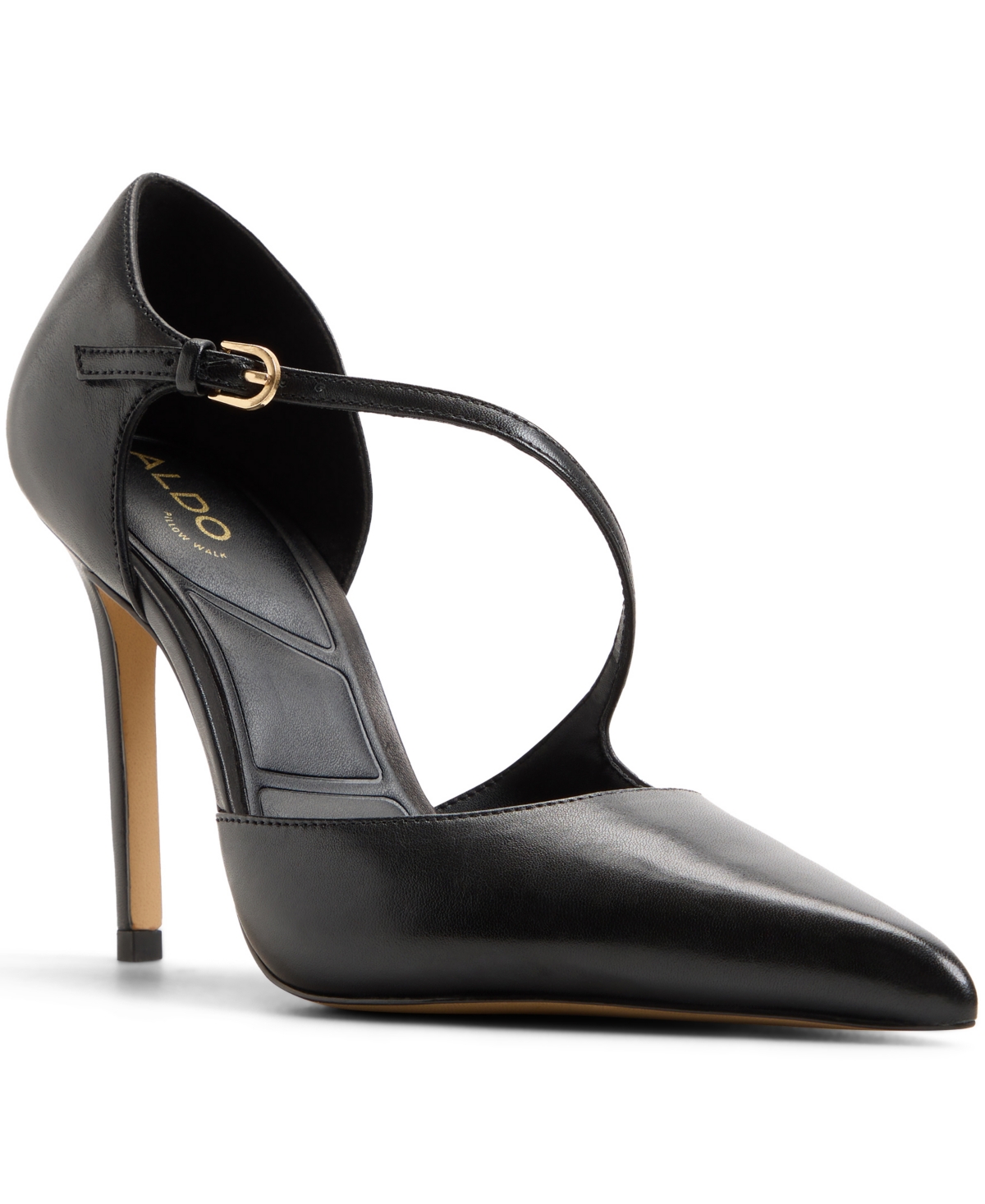 Aldo Women's Janinne Asymmetric Dress Pointed Toe Pumps In Black