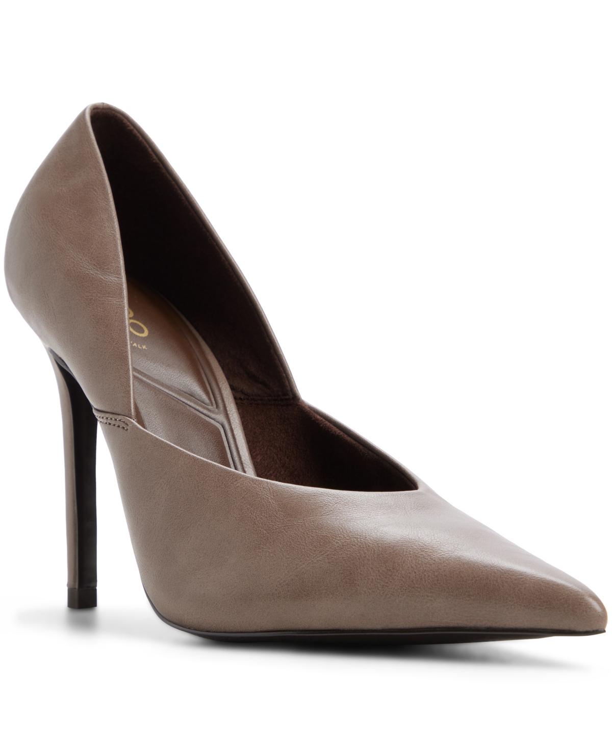Aldo Women's Savaana High Heel Slip-on Pumps In Mid Grey Smooth