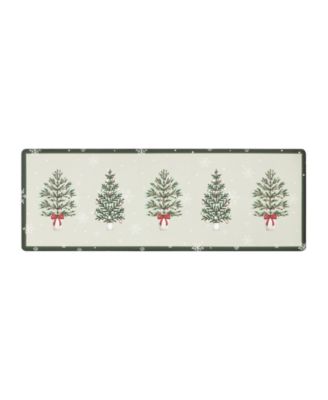 Christmas Hollybrook Non-Slip Kitchen Mat, 17.5" x 48"
