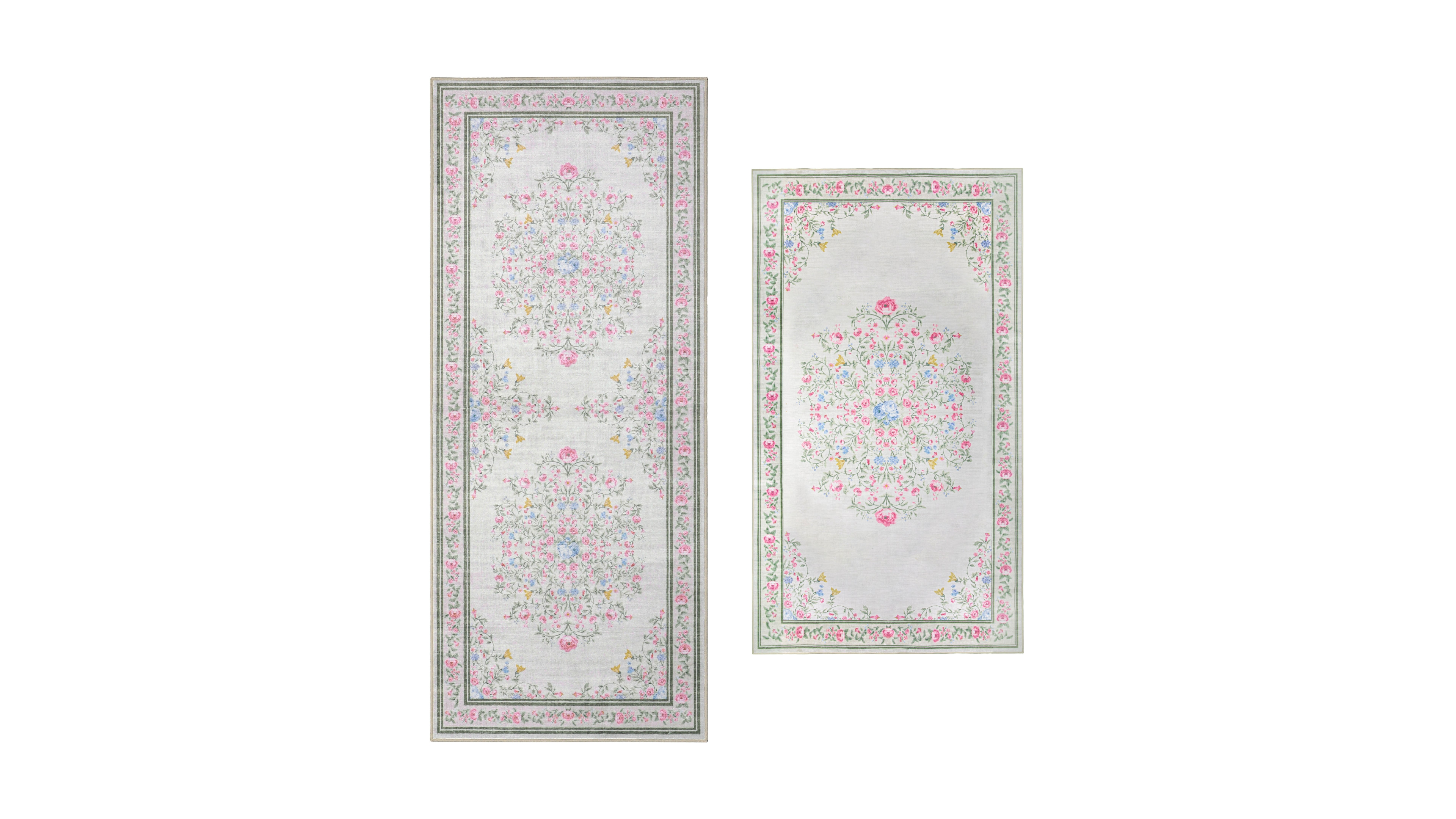 Laura Ashley Bennetts Printed 2-Piece Accent Rug Set