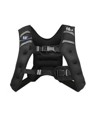 Weighted Vest, 16 lbs Neoprene with Reflective Strips