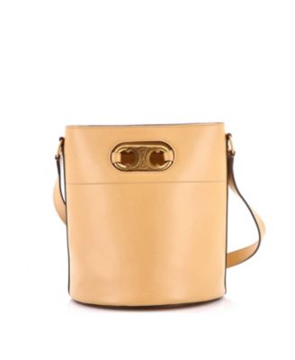 Medium Maillon Triomphe Bucket Bag Leather