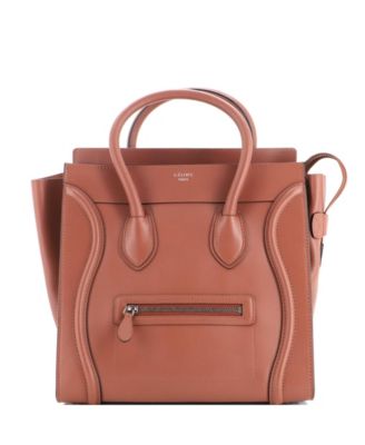 Mini Luggage Bag Smooth Leather