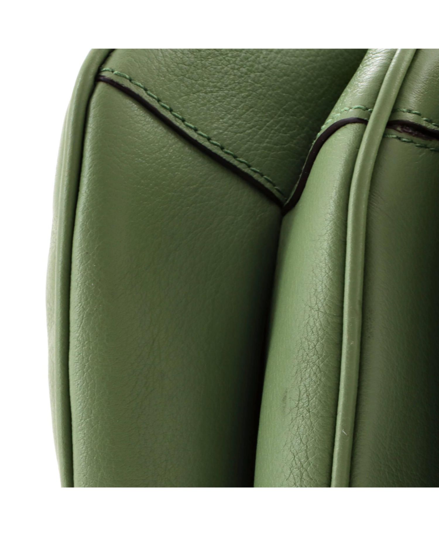 Medium Web Blondie Shoulder Flap Bag Leather
