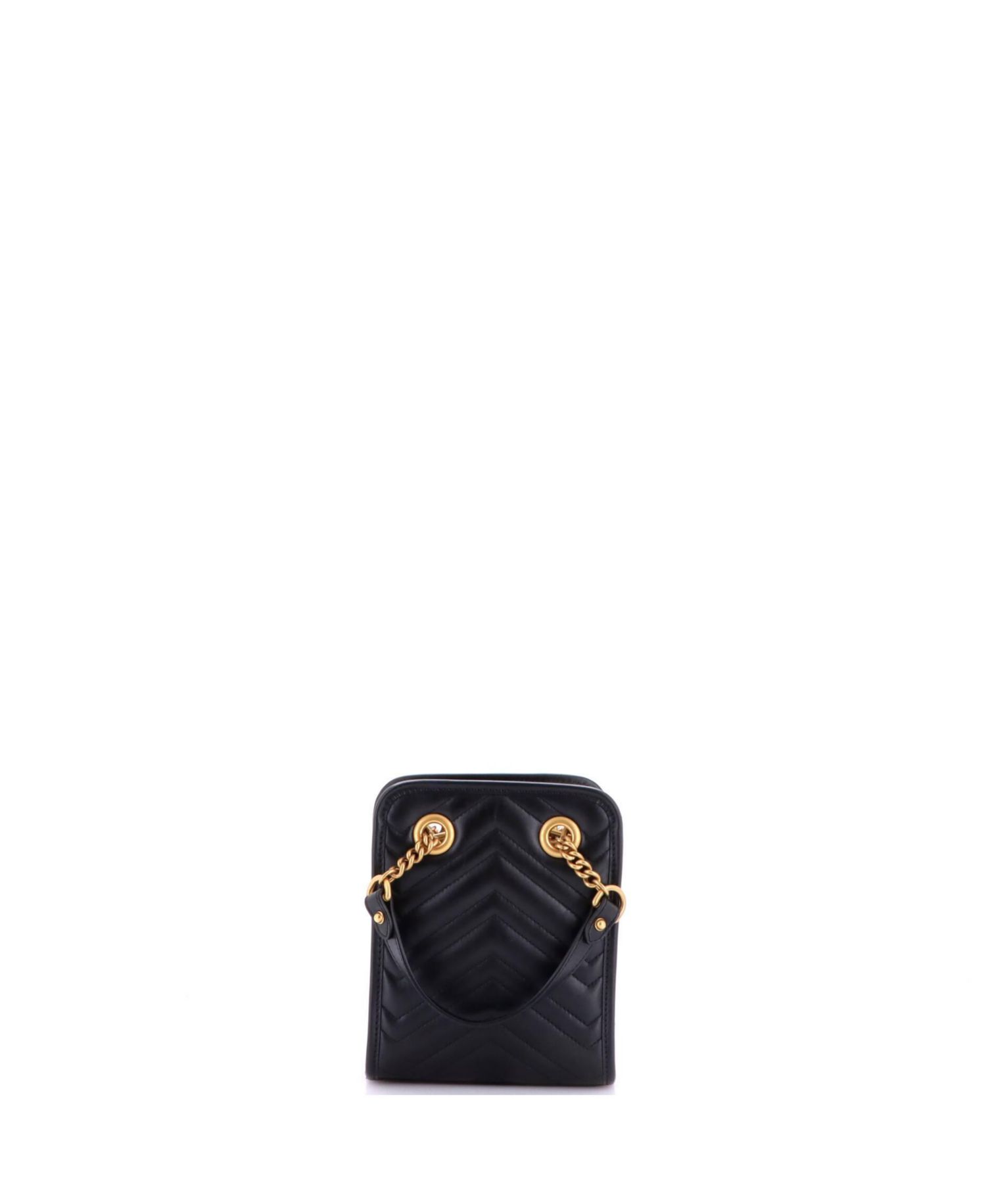 Mini GG Marmont Handle Crossbody Bag Matelasse Leather