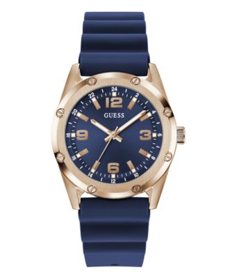 Men's Blue Silicone Watch 41mm