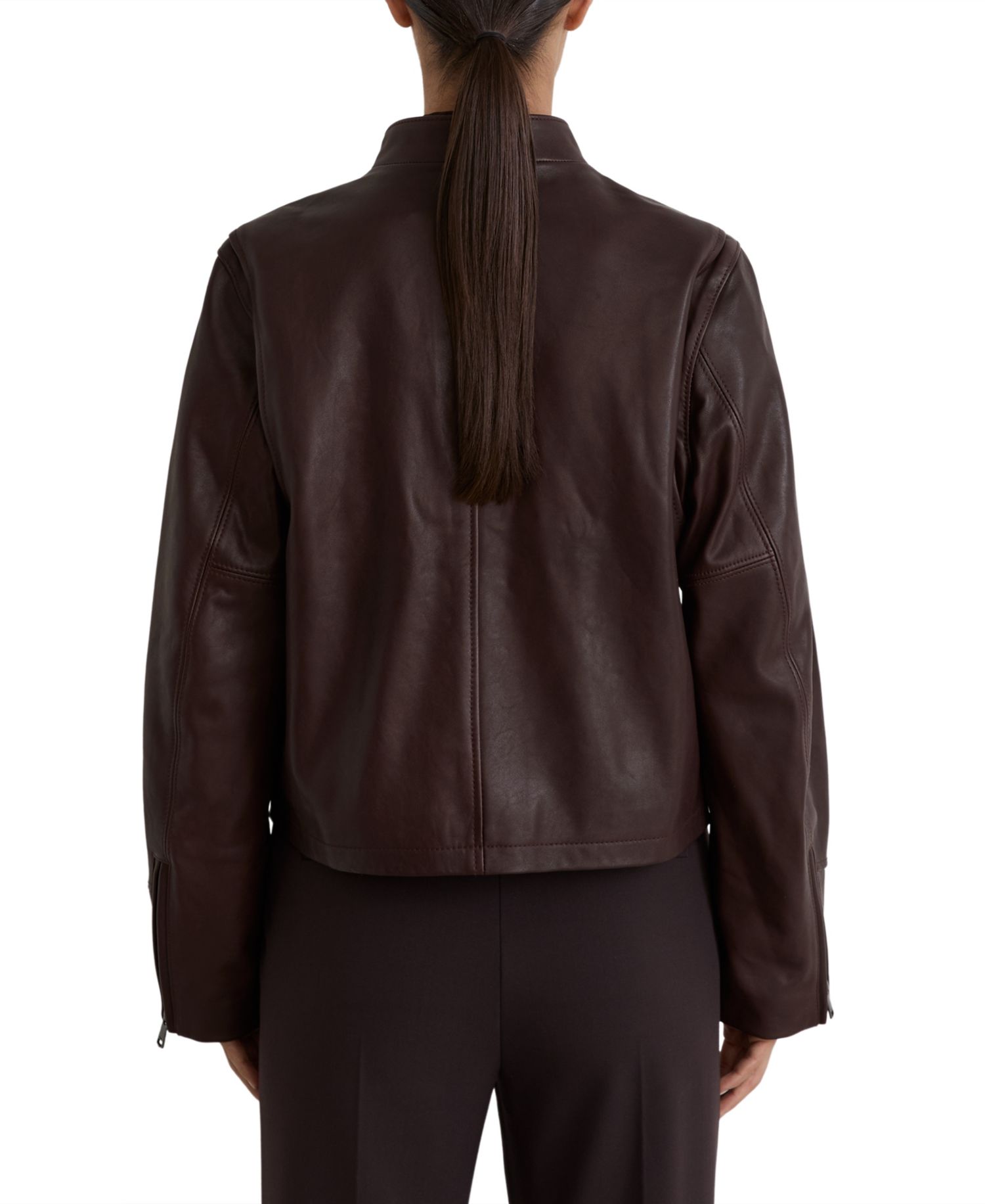 Women's Erin Leather Biker Jacket