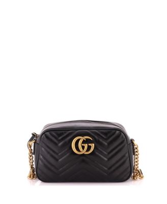 Small GG Marmont Shoulder Bag Matelasse Leather