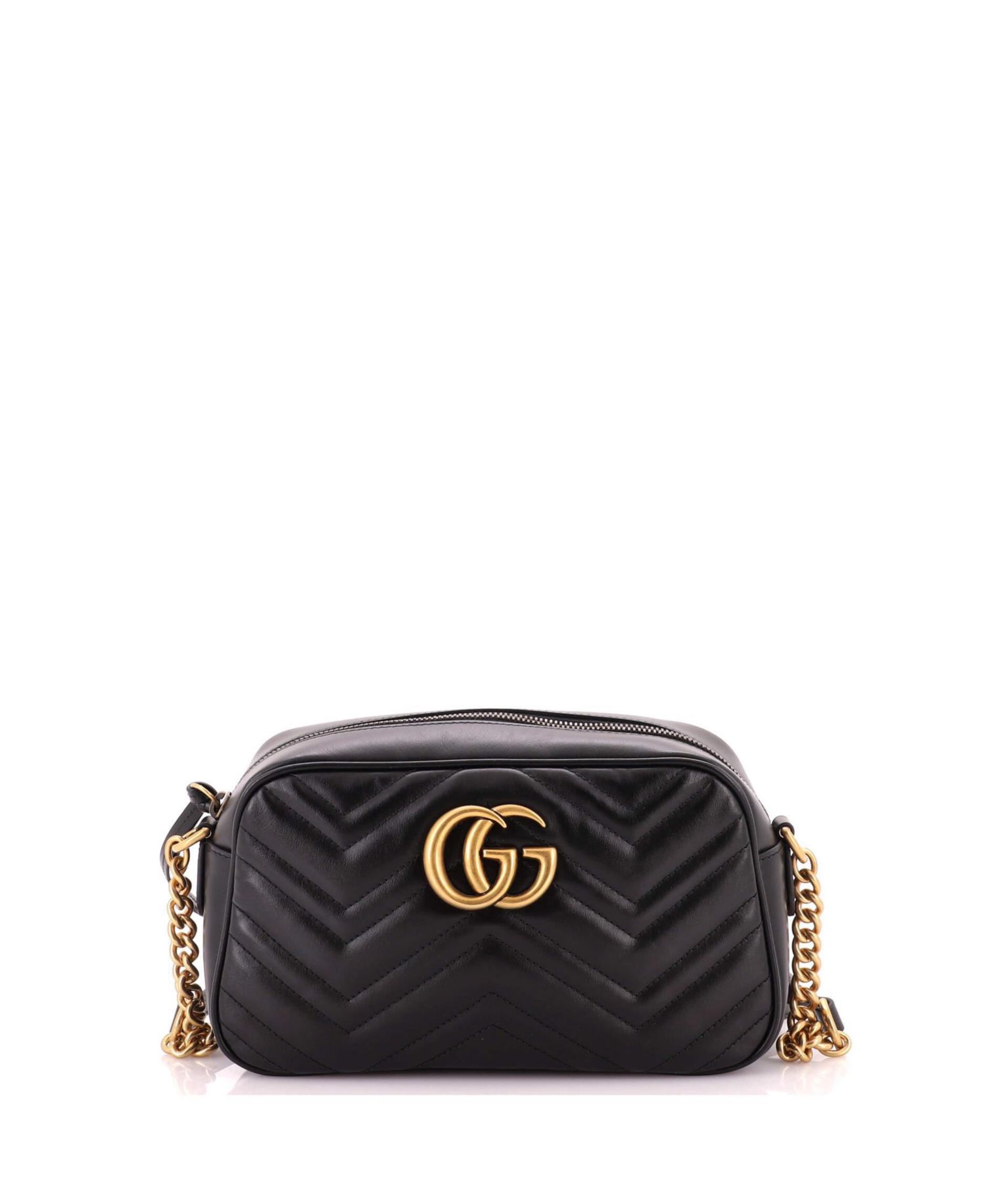 Small GG Marmont Shoulder Bag Matelasse Leather
