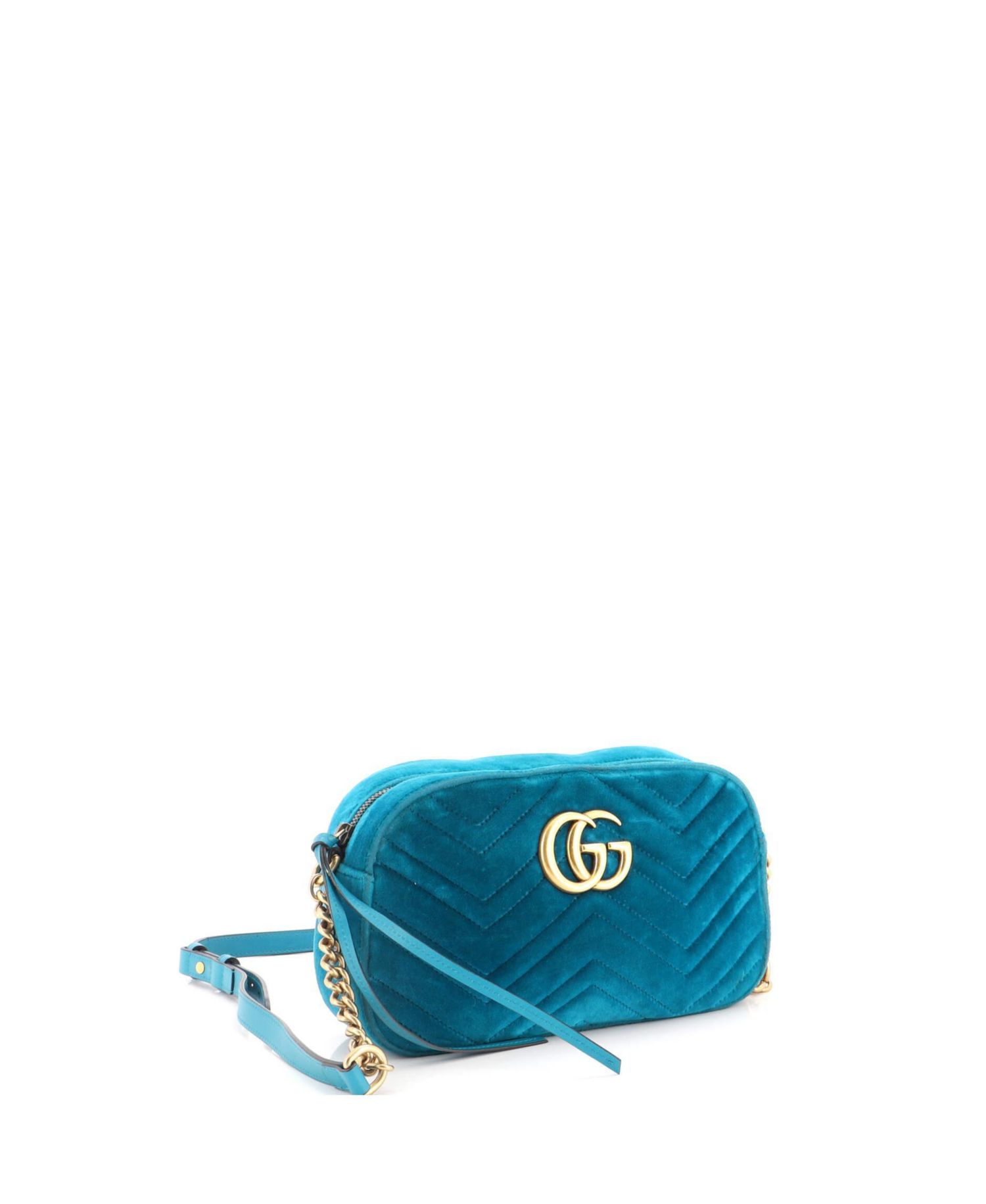 Small GG Marmont Shoulder Bag Matelasse Velvet