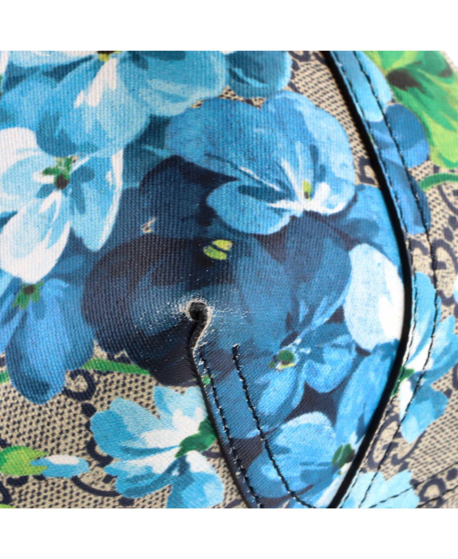 Medium Reversible Tote Blooms GG Print Leather