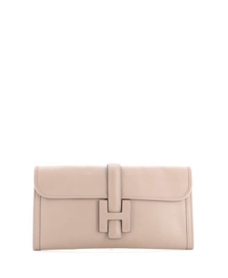 Pre-Owned Hermes 29 Jige Elan Clutch Swift