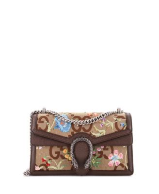 Small Dionysus Bag Embroidered Jumbo GG Canvas