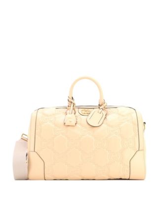 Medium Convertible Boston Top Handle Bag GG Matelasse Leather